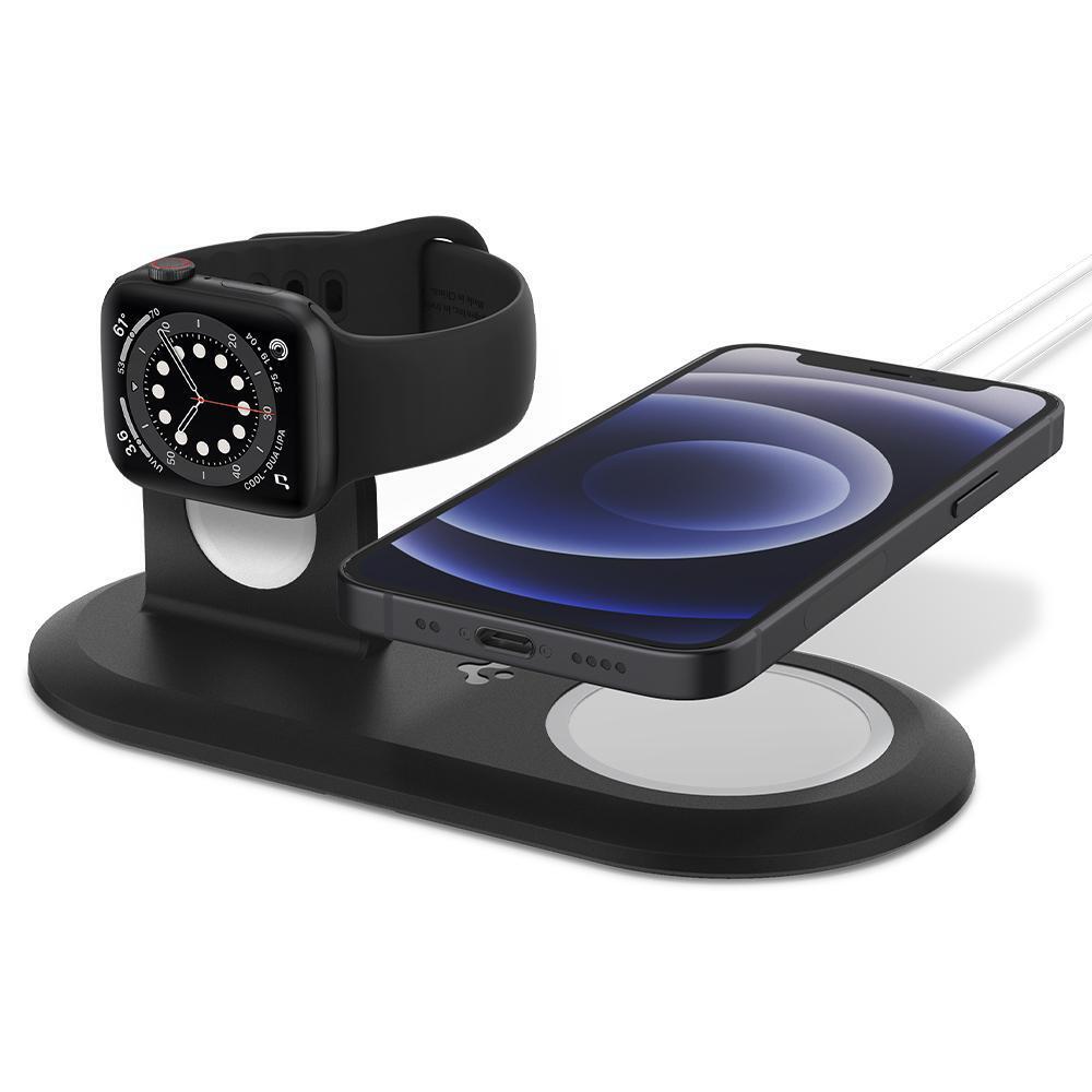 SPIGEN MagFit Duo Charging Dock for MagSafe Charger 2020 / Apple Watch Charger