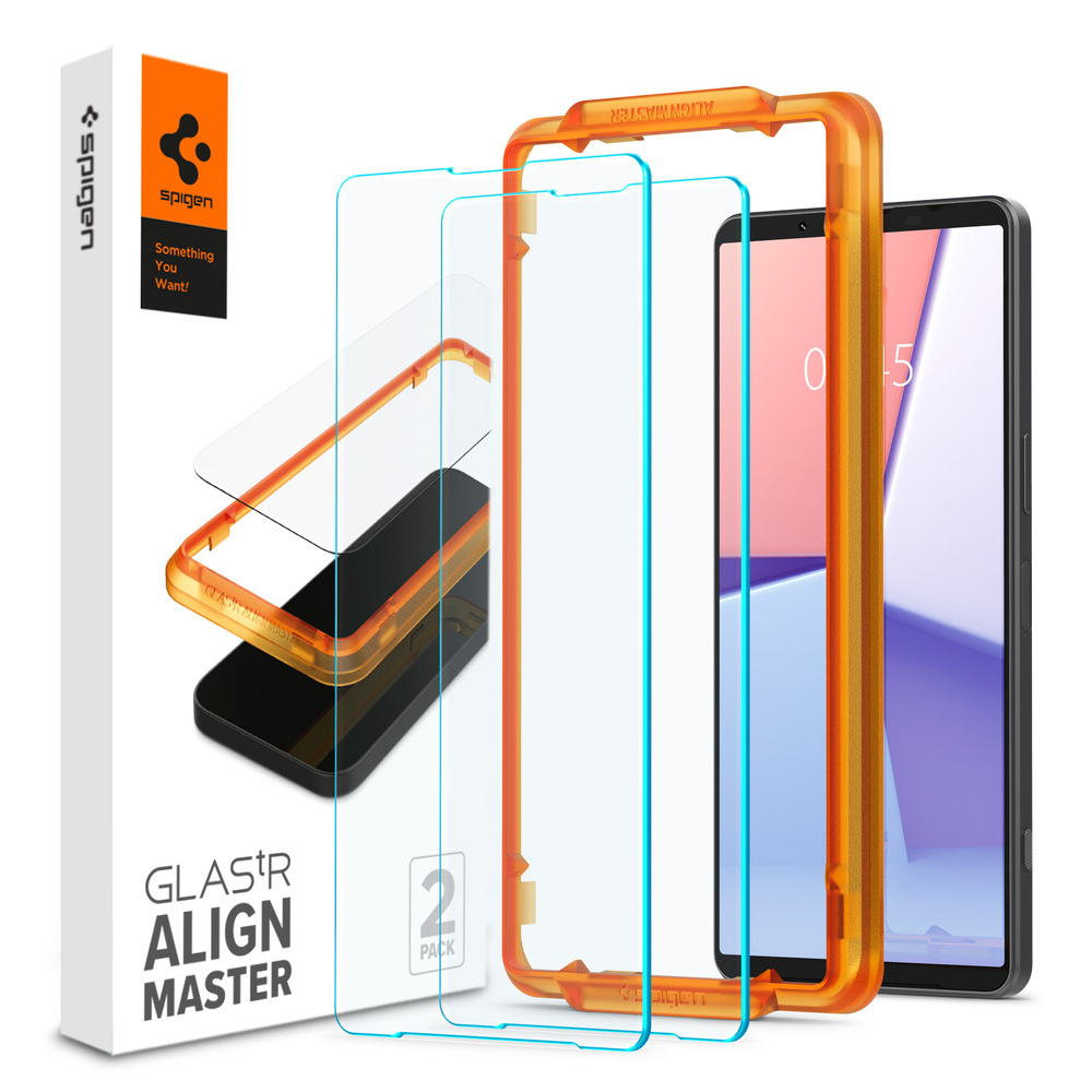 SPIGEN Glas.tR AlignMaster 2 Pcs Glass Screen Protector for Sony Xperia 1 VI