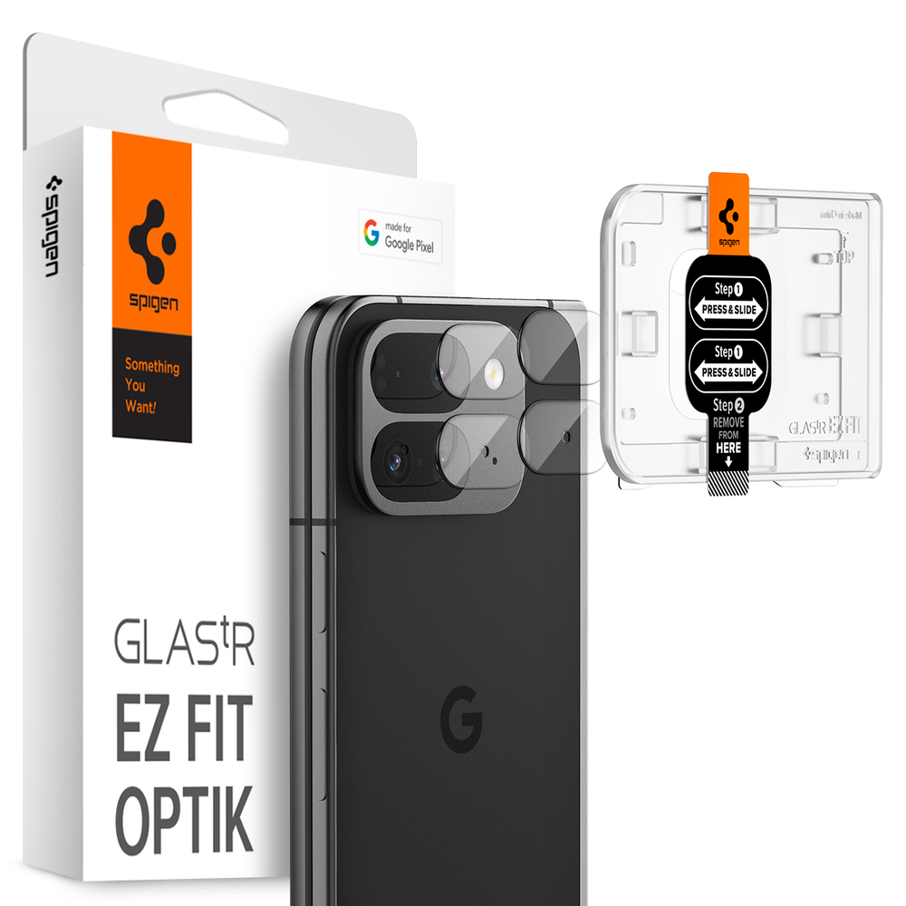 SPIGEN Glas.tR EZ Fit Optik 2 Pcs Glass Lens Protector for Google Pixel 9 Pro Fold