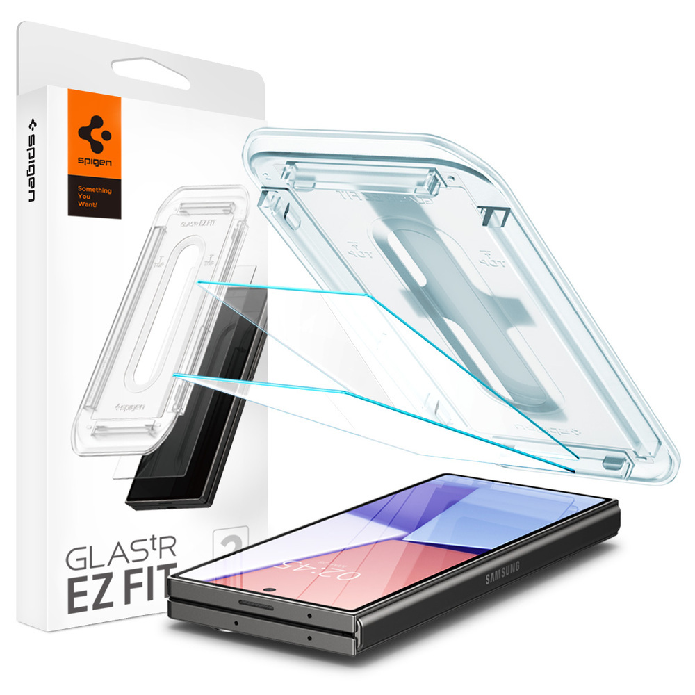 SPIGEN Glas.tR EZ Fit 2 Pcs Front Glass Screen Protector for Galaxy Z Fold 6