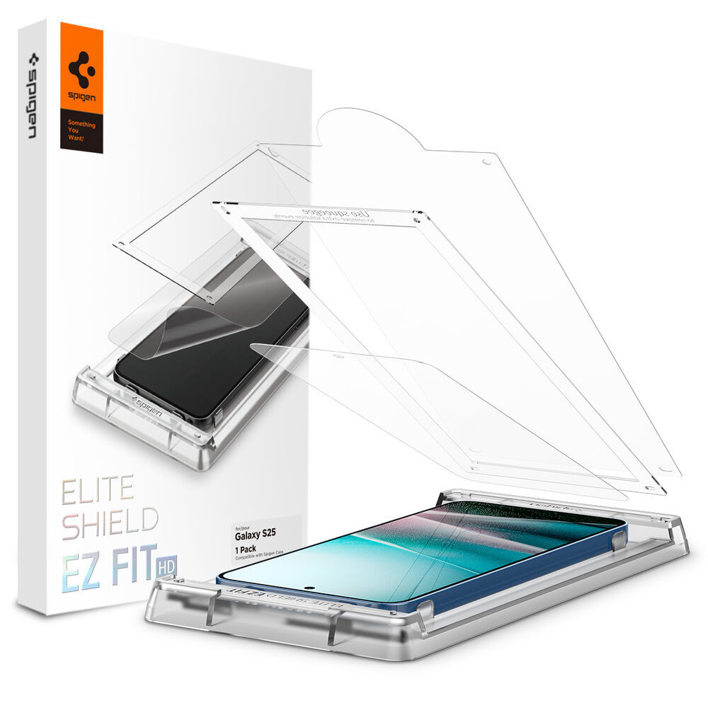 SPIGEN EliteShield EZ Fit HD for Galaxy S25 Screen Protector