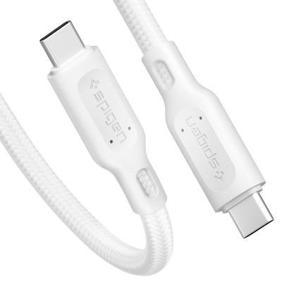 SPIGEN 1M DuraSync USB-C to USB-C 3.2 100W C10C3 Cable [Colour:White]