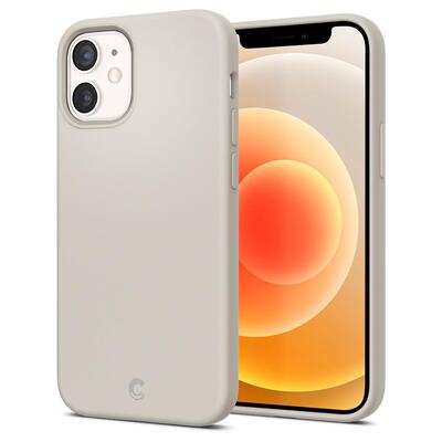 Genuine SPIGEN Ciel by CYRILL Silicone Fit Soft Rugged Slim Cover for Apple iPhone 12 mini (5.4-inch) Case [Colour:Stone]