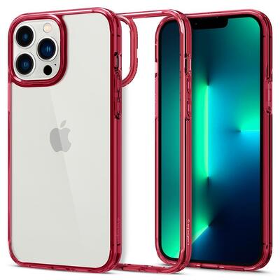 SPIGEN Ultra Hybrid Case for iPhone 13 Pro Max (6.7-inch) [Colour:Red Crystal]