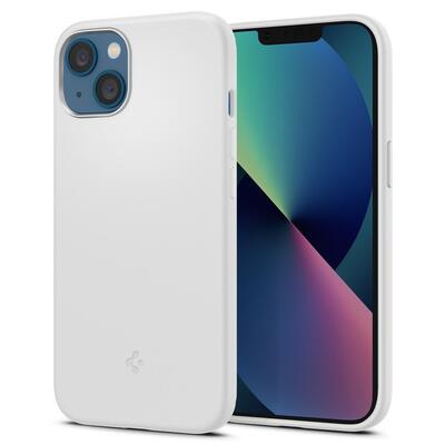 SPIGEN Silicone Fit Case for iPhone 13 mini (5.4-inch) [Colour:White]