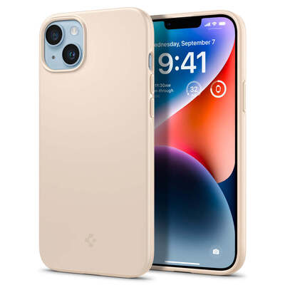 SPIGEN Thin Fit Case for iPhone 14 / 13 [Colour:Sand Beige]