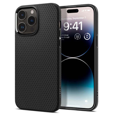 SPIGEN Liquid Air Case for iPhone 14 Pro Max [Colour:Black]