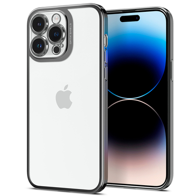 SPIGEN Optik Crystal Case for iPhone 14 Pro Max [Colour:Chrome Grey]