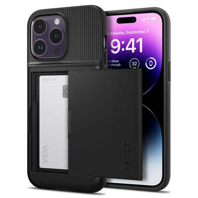 SPIGEN Slim Armor CS Case for iPhone 14 Pro Max [Colour:Black]