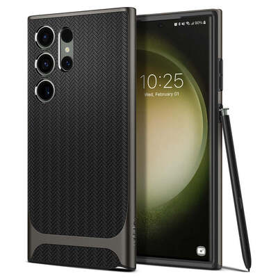 SPIGEN Neo Hybrid Case for Galaxy S23 Ultra [Colour:Gunmetal]