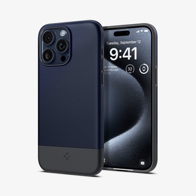 SPIGEN Style Armor (MagFit) MagSafe Compatible Case for iPhone 15 Pro Max [Colour:Midnight Indigo]