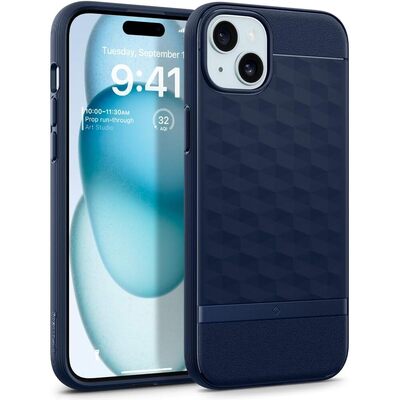 Caseology by SPIGEN Parallax Mag MagSafe Compatible Case for iPhone 15 Plus [Colour:Midnight Blue]