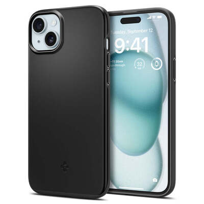 SPIGEN Thin Fit Case for iPhone 15 [Colour:Black]