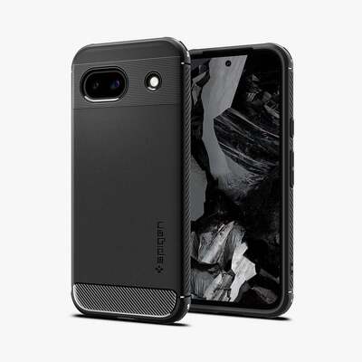 SPIGEN Rugged Armor Case for Google Pixel 8a [Colour:Black]