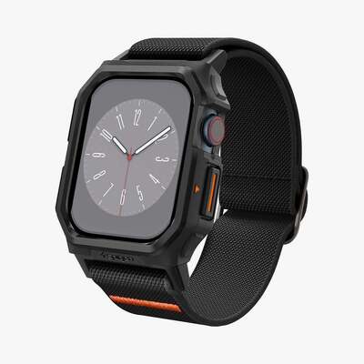 SPIGEN Lite Fit Pro + Strap Band for Apple Watch Series 10 46mm Case [Colour:Black]