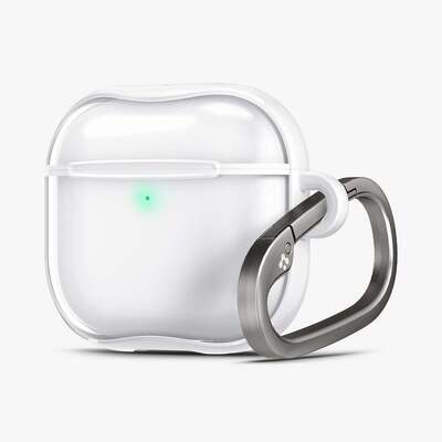 SPIGEN Ultra Hybrid for AirPods 4 Case [Colour:Jet White]