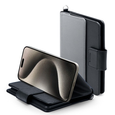 Caseology by SPIGEN Nano Pop Passport Stand Holder for Universal [Colour:Black Sesame]