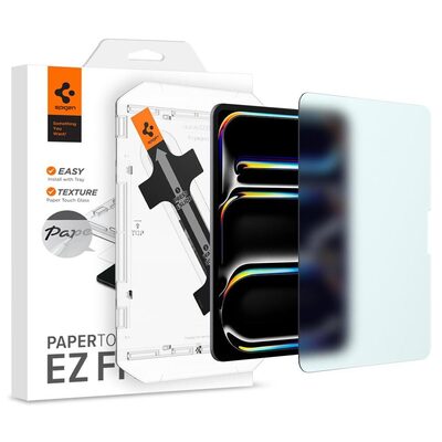 SPIGEN Paper Touch EZ Fit Flim Screen Protector for iPad Pro 11 2024 5th Gen [Colour:Clear]
