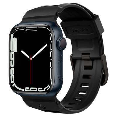 SPIGEN Rugged Band for Apple Watch 49mm / 46mm / 45mm / 44mm / 42mm Watch Band [Colour:Black]