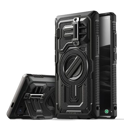 VRS DESIGN Terra Guard Ultimate MagSafe Compatible Case for Galaxy S24 Ultra [Colour:Black]