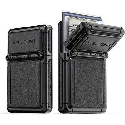 VRS DESIGN MagSquare Wallet for MagSafe Case / iPhone MagSafe Compatible Series [Colour:Matte Black]