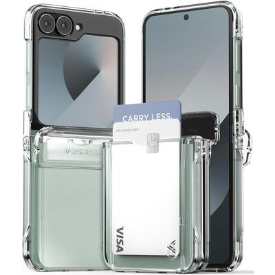 VRS DESIGN Terra Guard Modern Go Case for Galaxy Z Flip 6 [Colour:Clear]