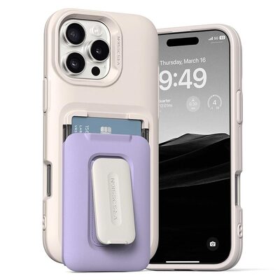 VRS DESIGN D-Wallet Orb Case for iPhone 16 Pro [Colour:Purple]