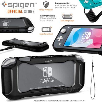 Genuine SPIGEN Rugged Armor Shockproof Back Cover for Nintendo Switch Lite Case