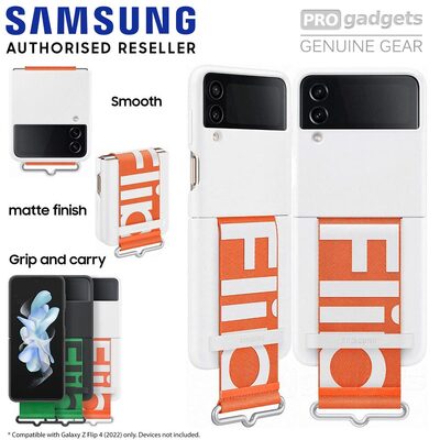 Samsung Silicone Case with Strap for Galaxy Z Flip 4