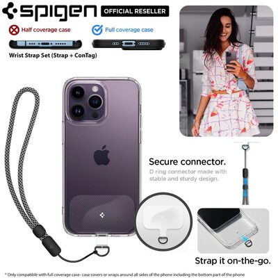 SPIGEN Wrist Strap Set (Strap + ConTag) for Universal Phone Case