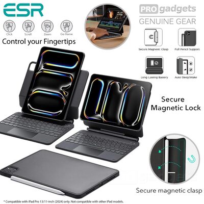 ESR Rebound Magnetic Keyboard Case for iPad Pro 13 2024